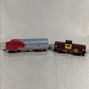 Bachman F9 Diesel & Caboose-HO Scale-Vintage